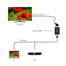HDMI to SCART Converter HDMI Input SCART Output Composite Video HD Stereo A