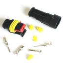 10 Kits 2Pin Way Sealed Waterproof Electrical Wire Connector Plug Car Auto J Kw