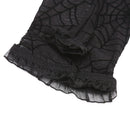 Spider Web Arm Sleeves Gloves Fancy Dress Up Halloween Costume Accessory CospBME