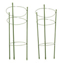 45 & 60cm Adjustable Plastic Garden Plant Support Rings Flower Growing Climbing