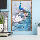 5D DIY Full Drill Diamond Painting Fantasy Peafowl Cross Stitch Embroidery