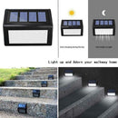 4pcs Outdoor 6LED Solar Power Stair Light Waterproof Garden Street Lamp