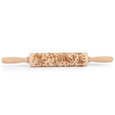 Butterfly Pattern Christmas Embossing Rolling Pin Baking Dough Cake Roller