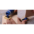 Leather Craft Making Tool Oil Painting Box + 2pcs Brass Rollers DIY Hand Making