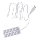 4*8CM 5V Carbon Fiber Heating Pad Hand Warmer USB Film Infrared Fever Heat M&+