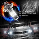 H7 Ice Blue 8000K High Power COB LED Headlight , 100W, High Dual Beams for Fog