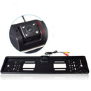 EU Car License Frame Rear View Reverse Support Parking Night Vision Camera ZBJ