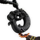 Car Pendant Ebony Wood Hang Decorations Chinese Fengshui Dragon Sculpture Crafts