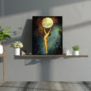 Diamond Painting Naked Woman Moon Full Round Drill Wall Picture 30x40cm