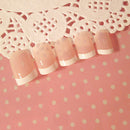 24x Women's French Style DIY Manicure Art Tips False Nails with Glue â„–[