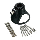 11PCS Rotary Multi Tool Cutting Guide Attachment Kit Bits HSS Set Router Q8S4