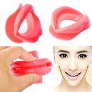 Red Elastic Silicone Rubber Lips Face Exerciser Muscle Lips Trainer Tightener