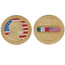 Us Donald Trump 2020 Build The Wall To Keep America Great Coin Commemorative lj