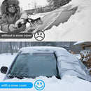 Universal Car Windshield Snow Cover, 81 x 59 Inch Windshield Frost Cover wi