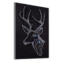 5D DIY Fluorescent Diamond Painting Deer Head Cross Stitch Embroidery Kits