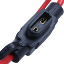 10pcs 14GA. ATM / MINI BLADE INLINE FUSE HOLDER CAR TRUCK BOAT RV COPPER WI