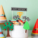 Racing Car Theme Happy Birthday Cake Topper Kids Shower Birthday Party DecoS Hn