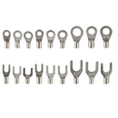 420 Piece Cold Pressed Non-Insulated Ring Terminal Fork Connector Crimp
