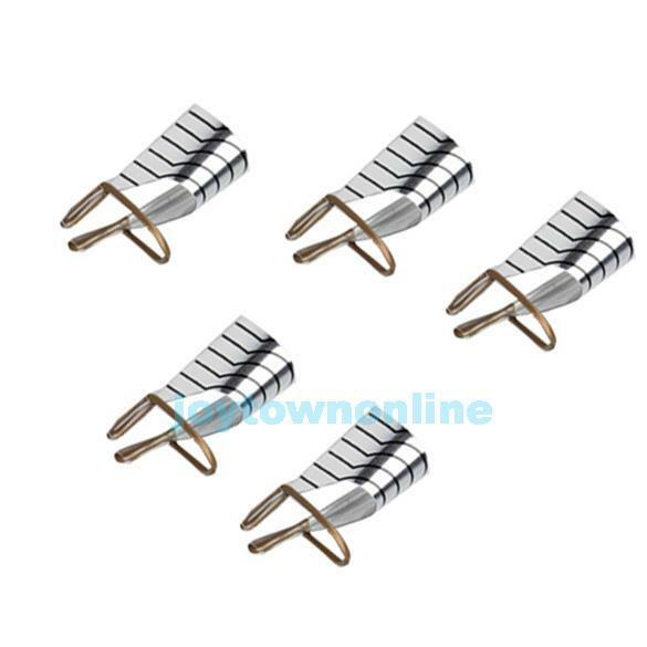 5Pcs Reusable Nail Art Tips Extension Forms Guide French DIY Tool Acrylic UV Gel