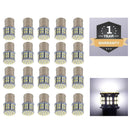 20PCS 1156 White 50-SMD LED Super Bright Turn Signal Tail Stop Brake Lights