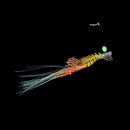 3pcs/lot Fishing Soft Shrimp Prawn Worm Bait Lure Saltwater Squid Night Glow ME