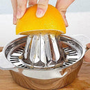 Stainless Steel Juicer Lemon Lime Orange Fruit Squeezer Home Hand S5Y0 B8X6