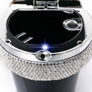 New Car Ashtray Creative Car Studded Ashtray With Led Lamp Diamond Car Asht