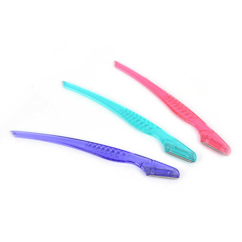 3pcs eyebrow trimmer shaving razor hair remover blades eyebrow makeup tools Gw