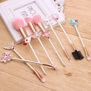8pcs Cartoon Makeup Brushes Kit Blush Eyeshadow Face Cosmetic Pens (3) A