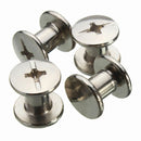 100PCS Nickel Binding Chicago Screws Nail Rivets Photo Album Leather Craft Parts