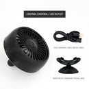 USBÃ‚Â Mini CarÃ‚Â Fan 3 Speed Multifunctional Air Vent Dash CoolingÃ‚Â Fan with Light