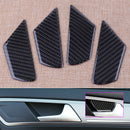 Carbon Fiber Style Interior Door Handle bowl Cover Trim Fit for VW Golf7 MK7 VII