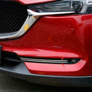 Stainless Exterior Front Fog Light Lamp Strip For Mazda CX5 2019 2018 New C M4E8