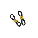 45Pcs Eyeglasses Spectacle Chain Strap Holder Loop Ends Rubber 2Colors 20mm