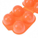 portable plastic container 4 eggs holder folding egg storage box handle case OZ