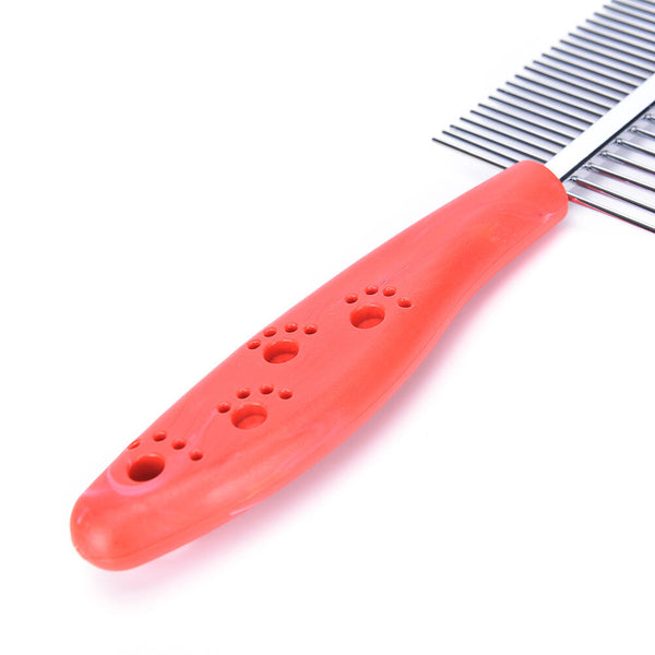 Grooming Pet Hair Grooming Two-sized Dense Comb Tooth Slicker Brush For Dogs LJA