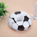 Inflatable Football Float Drink Cup Holder Round Swimming Pool Party Supply
