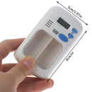 Mini Portable Pill Reminder Drug Alarm Timer Electronic Box Organizer LED Dis BX