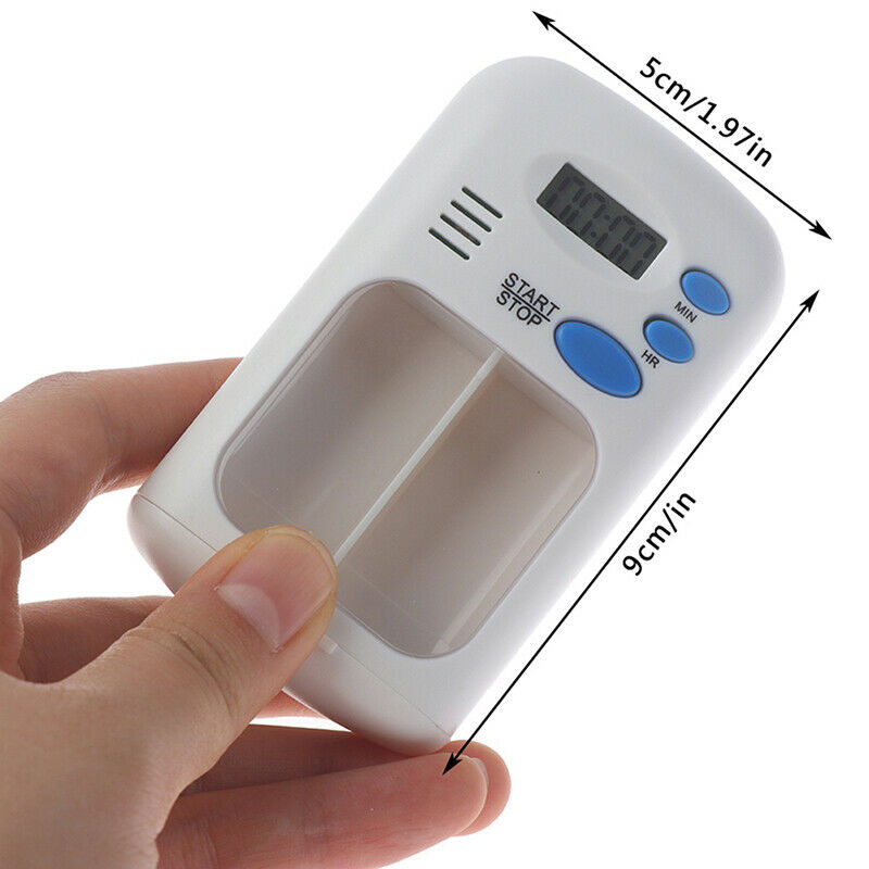 Mini Portable Pill Reminder Drug Alarm Timer Electronic Box Organizer LED Dis BX