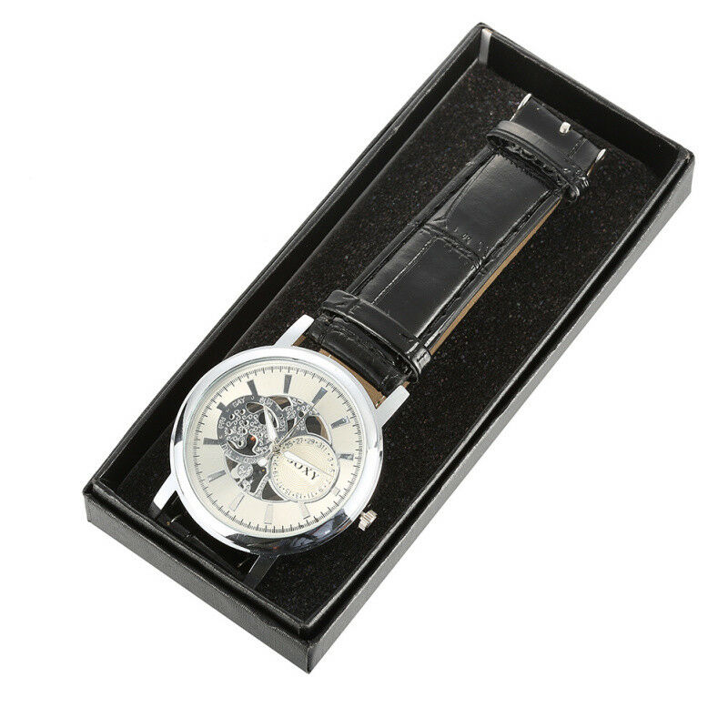 1 Slot Watch Box Case Travel Organizer Holder Jewelry Gift Storage Black Pocket