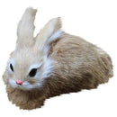 15Cm Mini Realistic Cute Plush Rabbits Fur Lifelike Animal Easter Bunny Sim G8S1