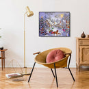 40x30cm Oil Painting By Numbers Christmas Snow Street DIY Drawing No Frame A