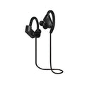 Running Bluetooth 4.1 Earphone Earbuds IPX4 Waterproof with Earphones Caps Black