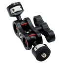 Double Ballhead Articulating Magic Arm W/ 1/4" Thread Screw Monitor Bracket