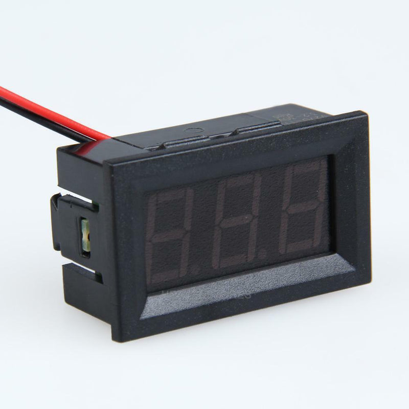 0.56inch LCD DC 3.2-30V Red LED Panel Meter Digital Voltmeter with Two-wire