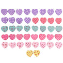 50Pcs Wooden Bead Heart Spacer Beads Making Handmade DIY Craft Findings JewelrOZ