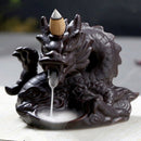 Traditional Chinese Dragon Incense Holder Porcelain Backflow Incense