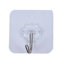 10x Strong Clear Suction Cup Sucker Wall Hooks Hanger For Kitchen Bat Hn