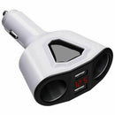3.1A USB Car Charger, Car Cigarette Lighter Adapter Socket Splitter with Du