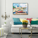 5D DIY Full Drill Diamond Painting Boat Cross Stitch Embroidery Mosaic Kit